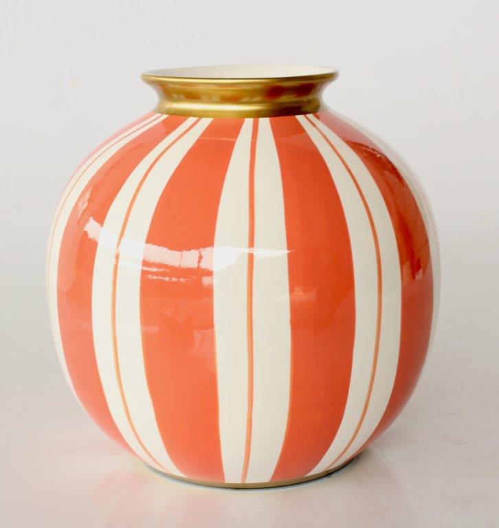 Coral Round Vase